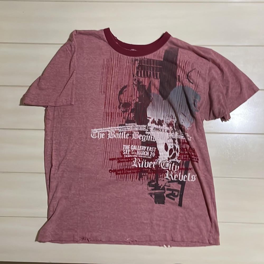 RADIO ONE VS THE PRISONER HANDCRAFTED TEE SIZE L